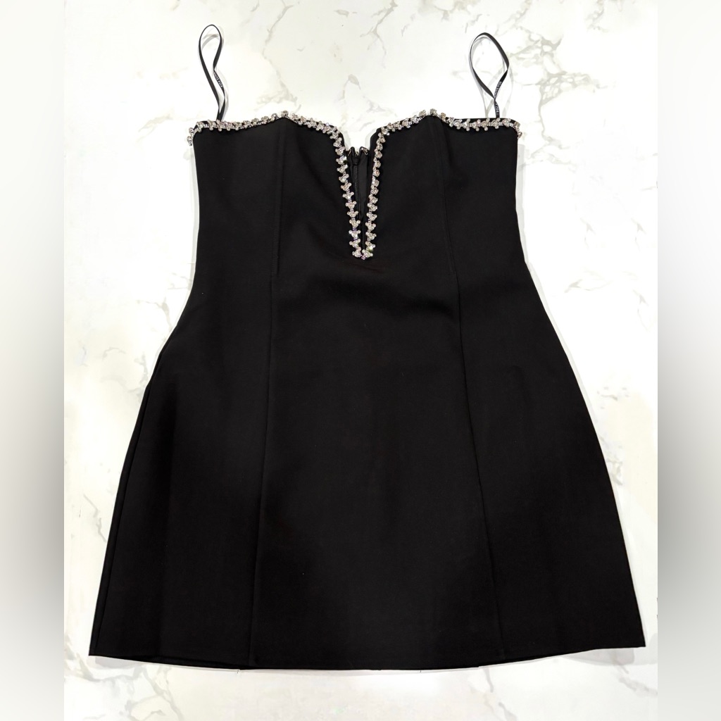 White Fox Boutique Strapless Mini Dress Size Large